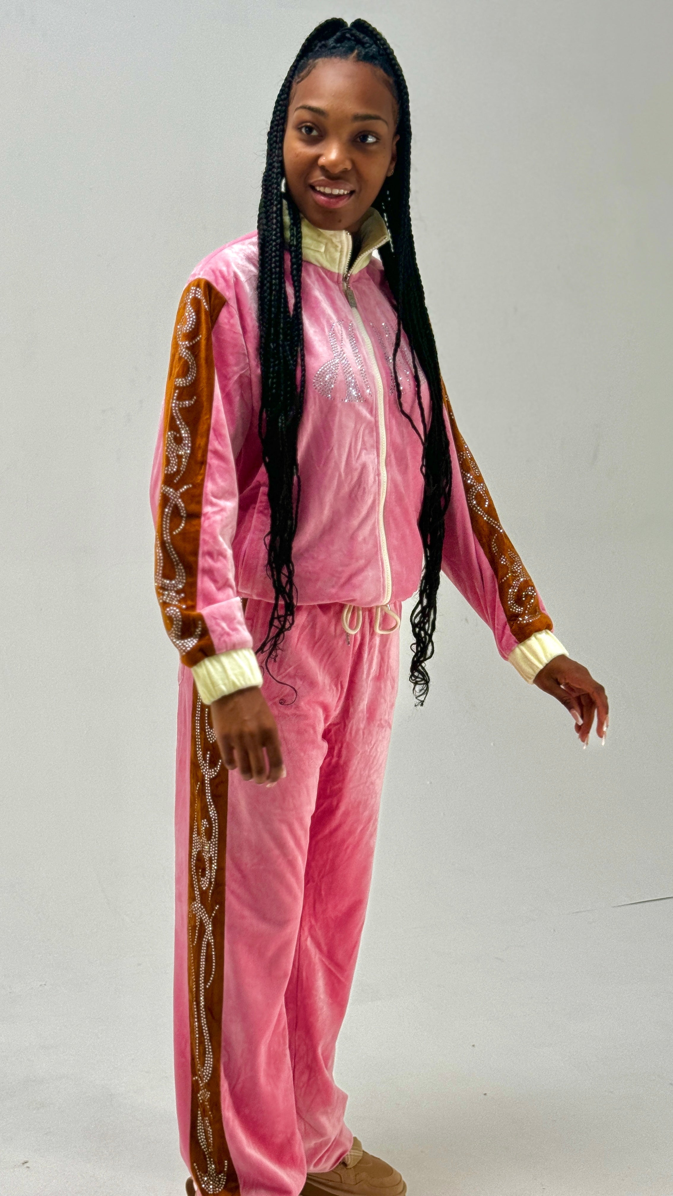 Neapolitan "Signature" Velour Tracksuit