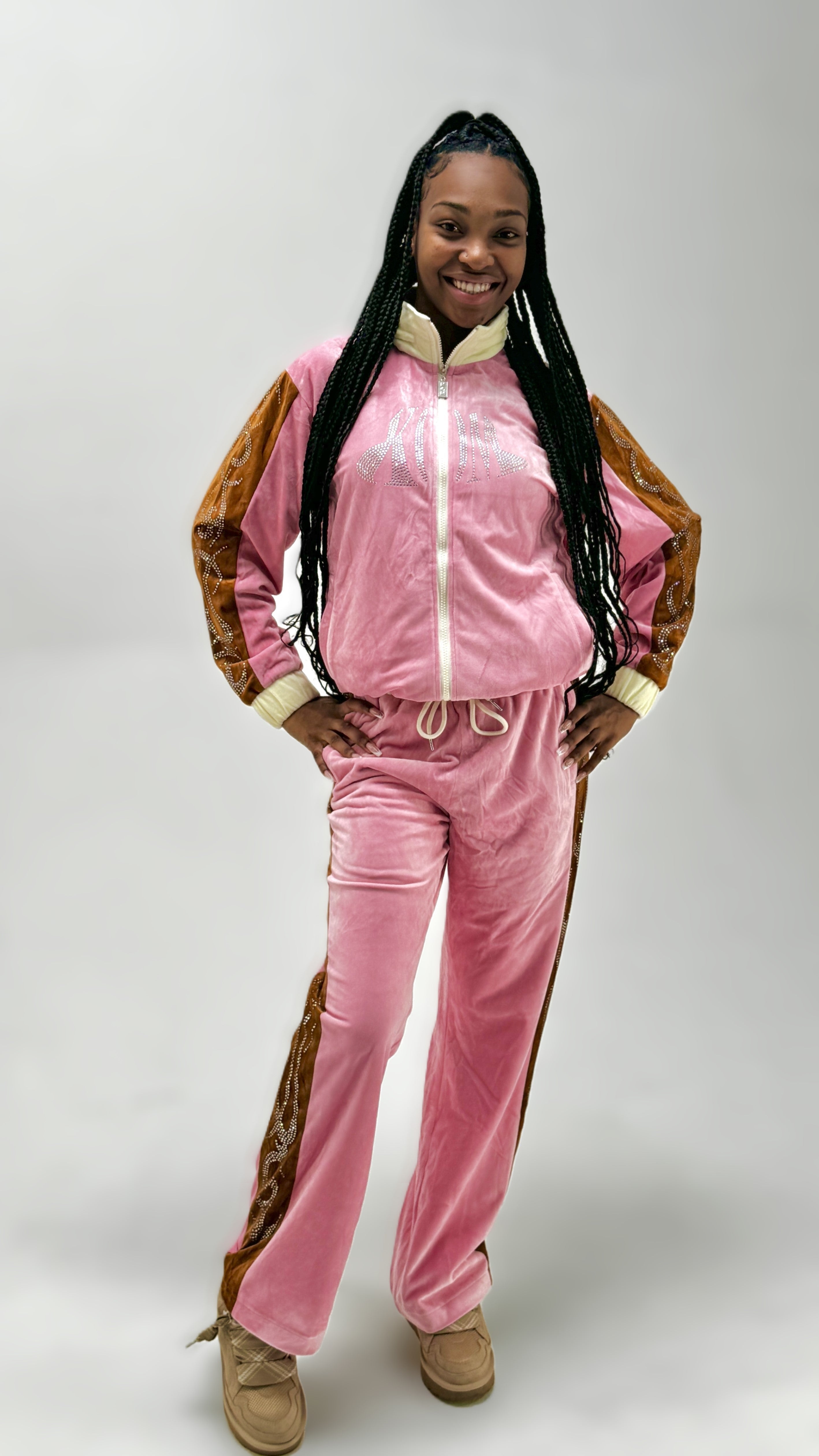 Neapolitan "Signature" Velour Tracksuit