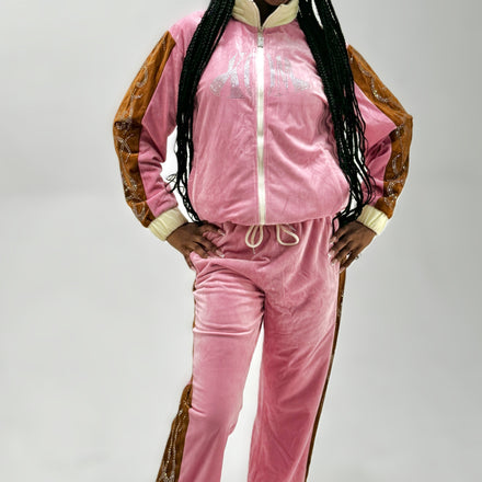 Neapolitan "Signature" Velour Tracksuit