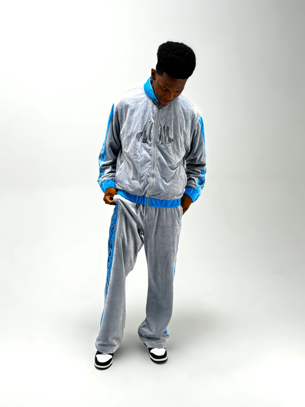 Nardo Blu "Signature" Velvour Tracksuit