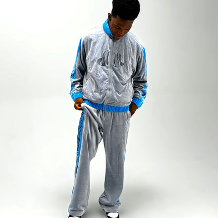 Nardo Blu "Signature" Velvour Tracksuit