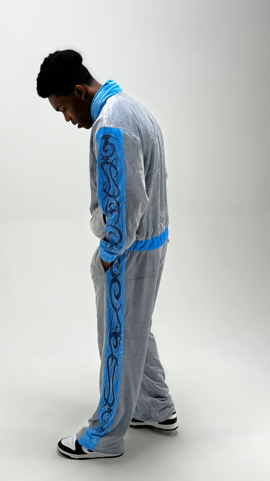 Nardo Blu "Signature" Velvour Tracksuit