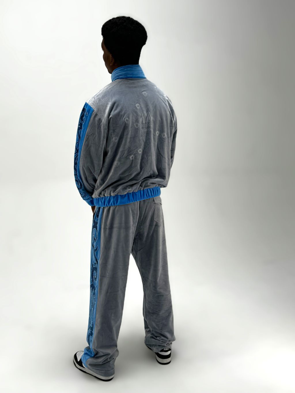 Nardo Blu "Signature" Velvour Tracksuit