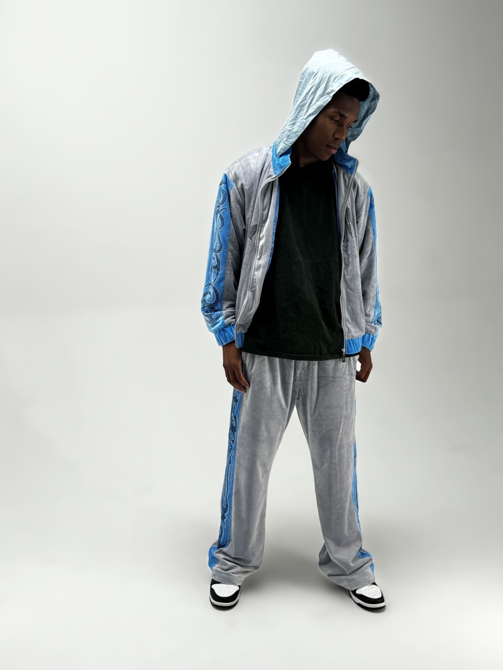 Nardo Blu "Signature" Velvour Tracksuit