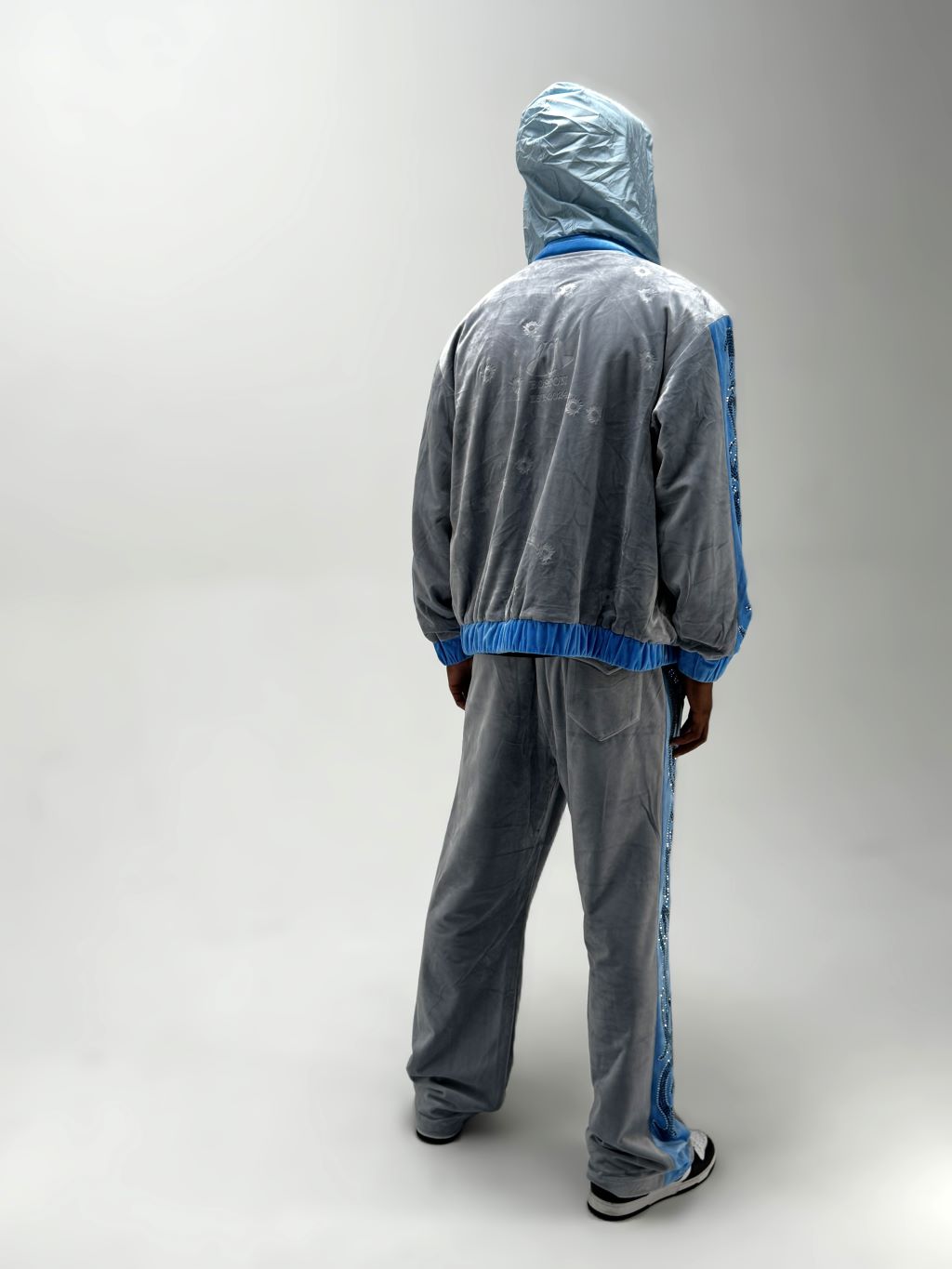 Nardo Blu "Signature" Velvour Tracksuit